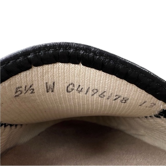 Sas Simplify Moccasin Loafer Flat Black Leather Comfort Shoe Size 5.5 *Wide* EUC - Picture 11 of 13